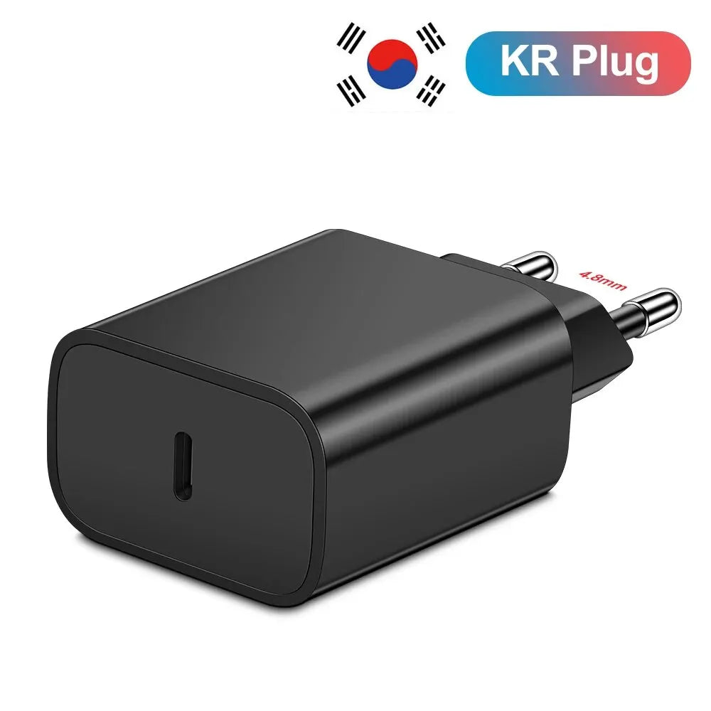 20W USB C PD Charger For iPhone15 GalaxyS23 Fast Charge - Smarsty