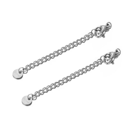 Stainless Steel Extension Chain With Secure Lobster Clasps - Smarsty