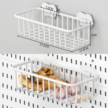 DIY Pegboard Accessories Kitchen Organization No Drill Hanging Shelf Storage Hooks Wall Organizer Crafts For Garage Room