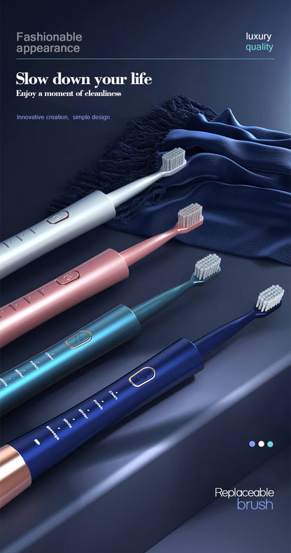 Sonic Electric Toothbrush with Type-C Charging and 5 Gear Modes - Smarsty