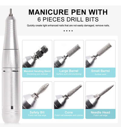 Professional Electric Nail Drill With Low Noise Operation - Smarsty