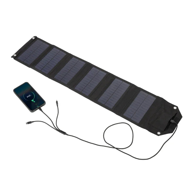 Foldable Solar Panel Charger for Outdoor Camping - Smarsty