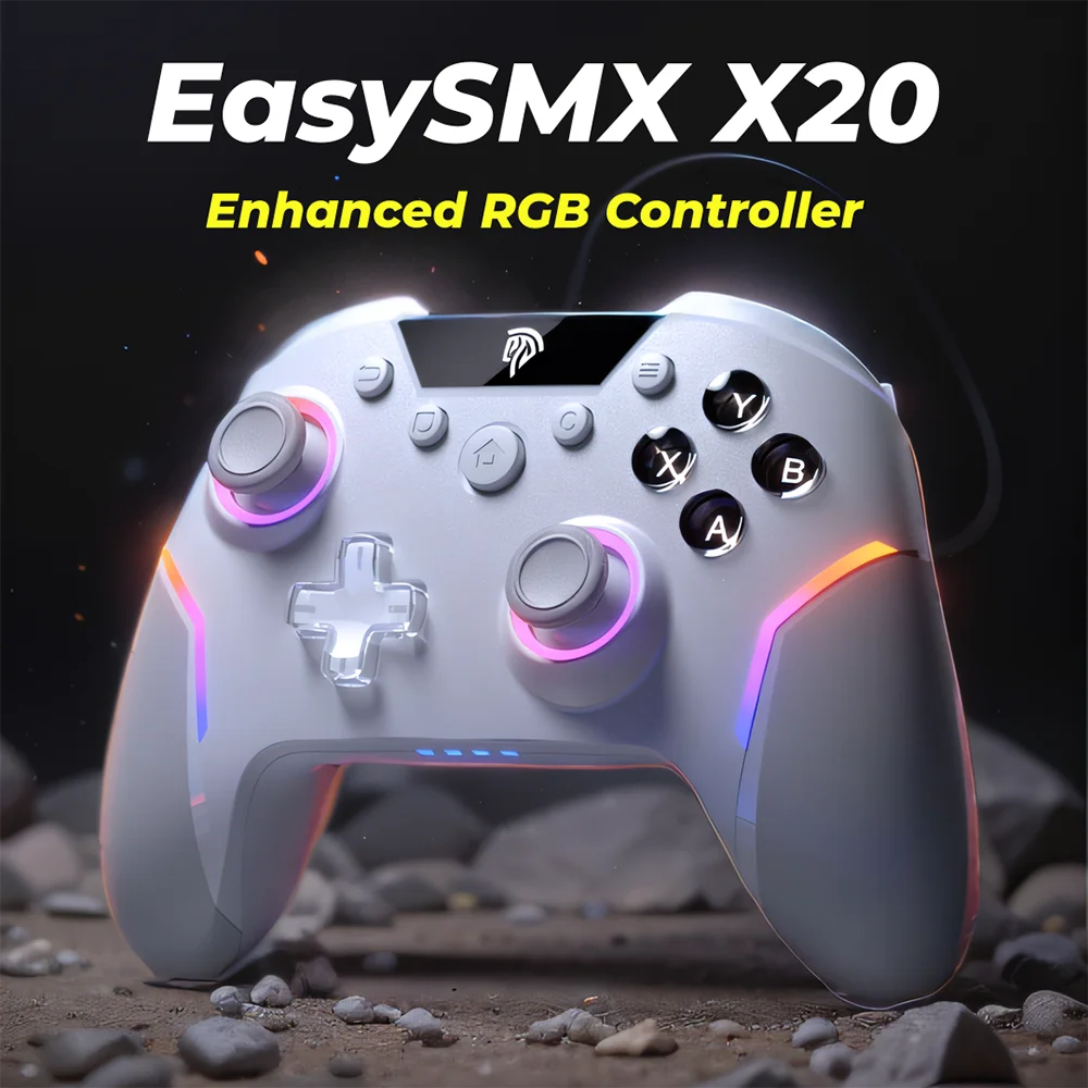 EasySMX X20 Wireless Gamepad with RGB Effects - Smarsty