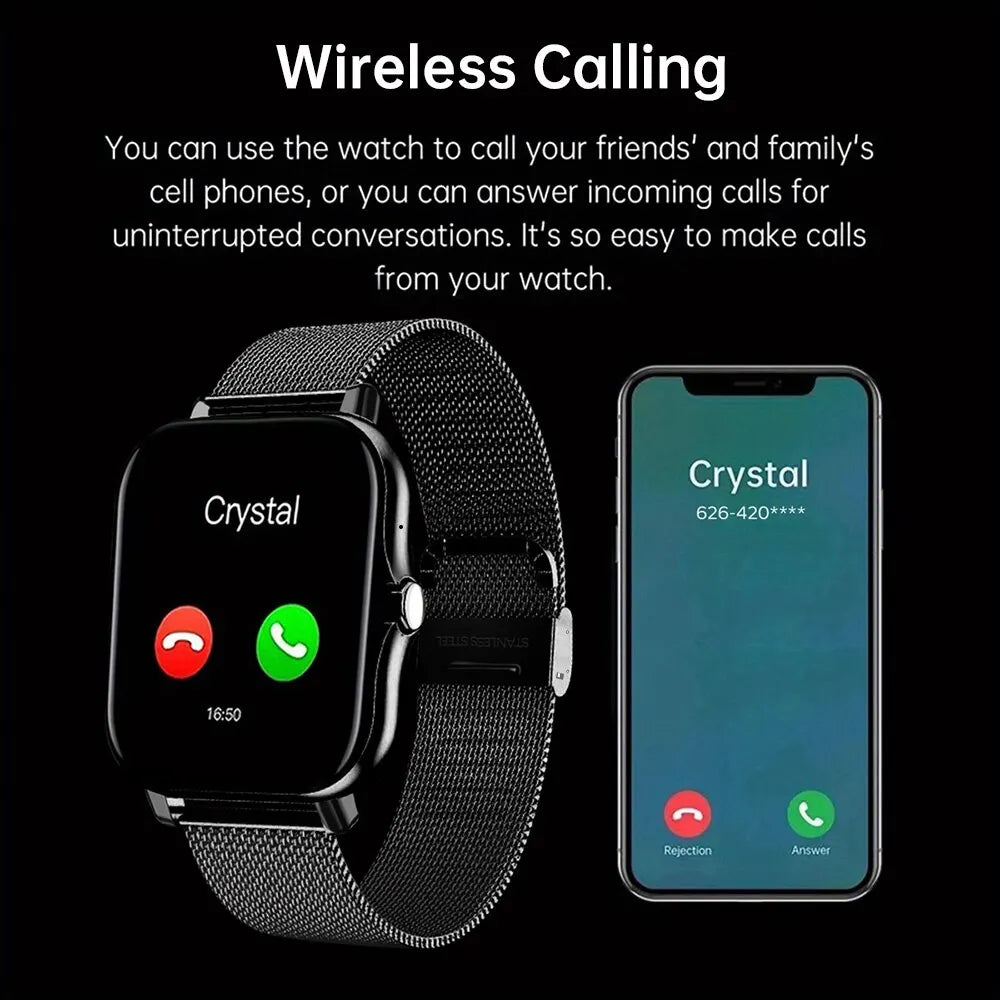 Smartwatch with Bluetooth Call and Health Monitoring - Smarsty