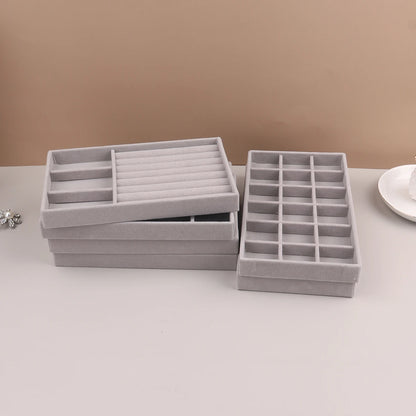 Velvet Jewelry Organizer Box for Rings and Necklaces - Smarsty