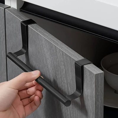 Over Cabinet Towel Rack Organizer for Bathroom and Kitchen - Smarsty