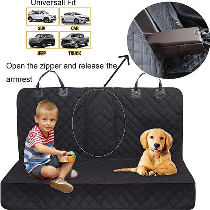 Waterproof Dog Seat Cover For Back Seat Nonslip Protector - Smarsty