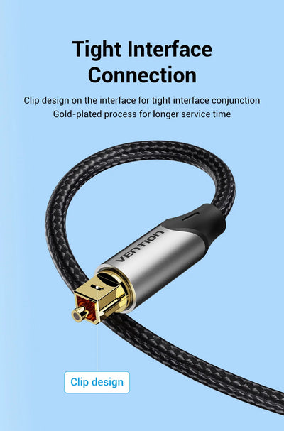 Vention Digital Optical Audio Cable for Superior Sound Quality - Smarsty