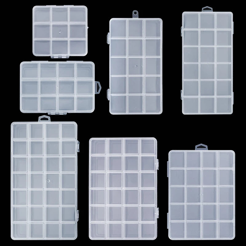 Clear Plastic Jewelry Organizer Box for Easy Storage - Smarsty