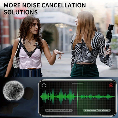 Wireless Lavalier Microphone for iPhone and Android - Smarsty