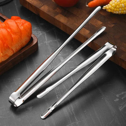 Stainless Steel BBQ Tongs With Non-Slip Grip - Smarsty