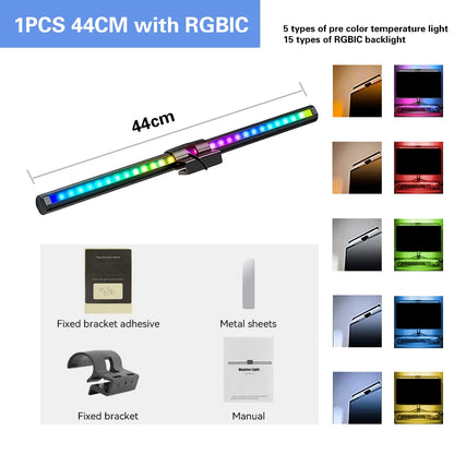 LED Monitor Light Bar with RGB Backlight and Music Sync - Smarsty