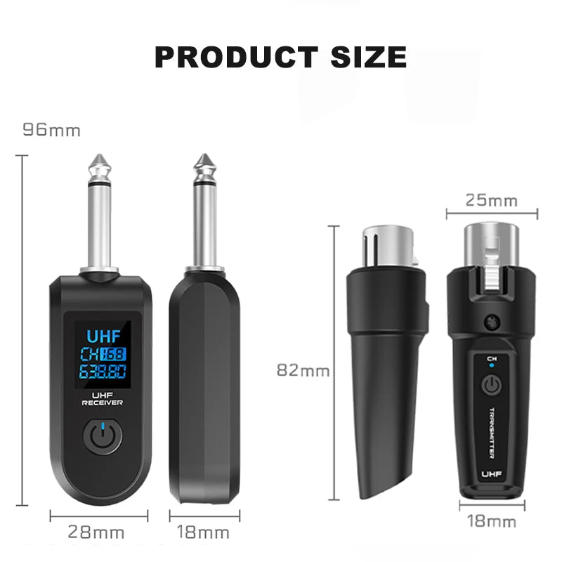 BOMGE Wireless Microphone Adapter System for Dynamic Sound - Smarsty