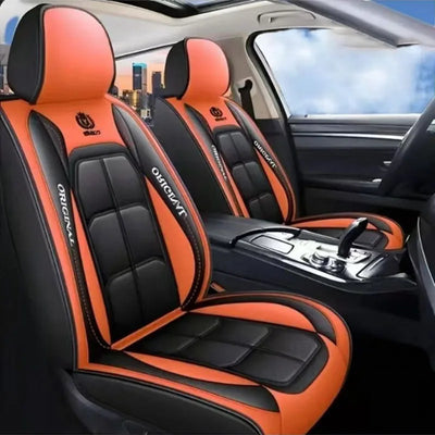 Full Leather Car Seat Cover All Season Universal Pad - Smarsty
