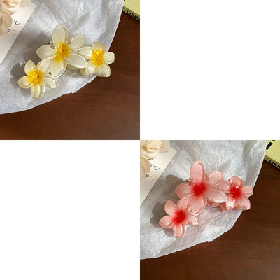 Sunflower Gradient Flower Hair Clip Secure Beach Style - Smarsty