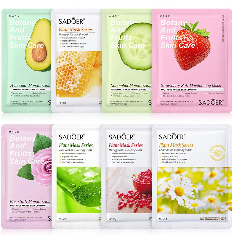 Natural Plant Face Masks for Deep Hydration and Firming - Smarsty