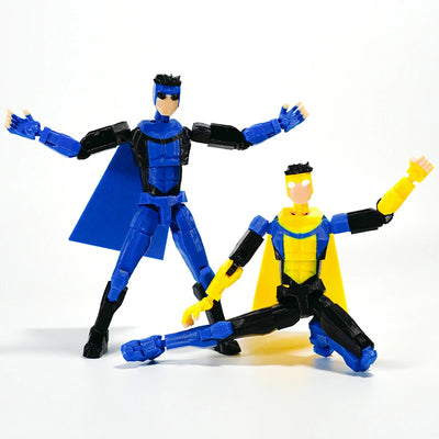 3D Printed Superheroes Invincible 2.0 Anime Multi-Jointed Shapeshift Toys Action Figures Mannequin Model Ornaments Gifts - Smarsty
