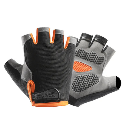Breathable Anti Slip Half Finger Cycling Gloves for Men and Women - Smarsty