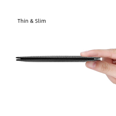 YUECIMIE Super Slim Soft Wallet Genuine Leather Mini Credit Card Holder Wallets Purse Thin Small Card Holders Men Wallet - Smarsty