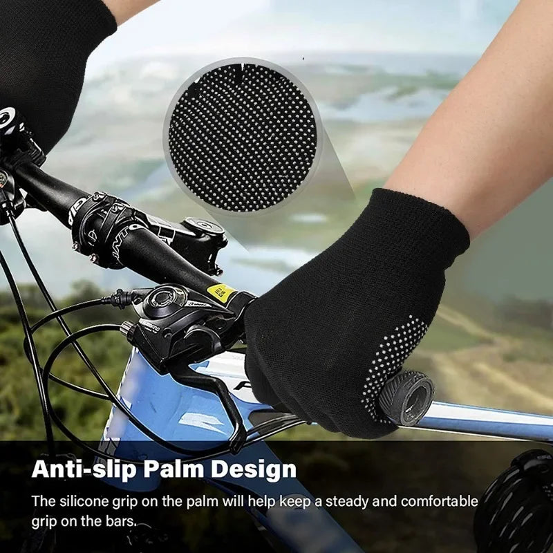 Breathable Non Slip Nylon Touchscreen Gloves for Outdoor Sports - Smarsty