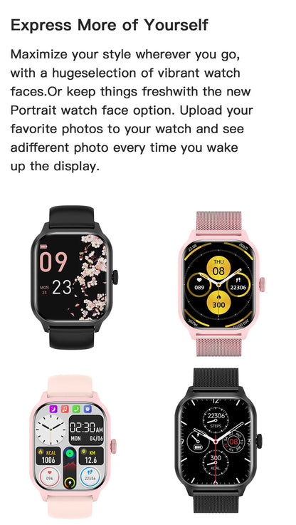 LEMFO LT10 Smart Watch 2024 Bluetooth Fitness Tracker - Smarsty