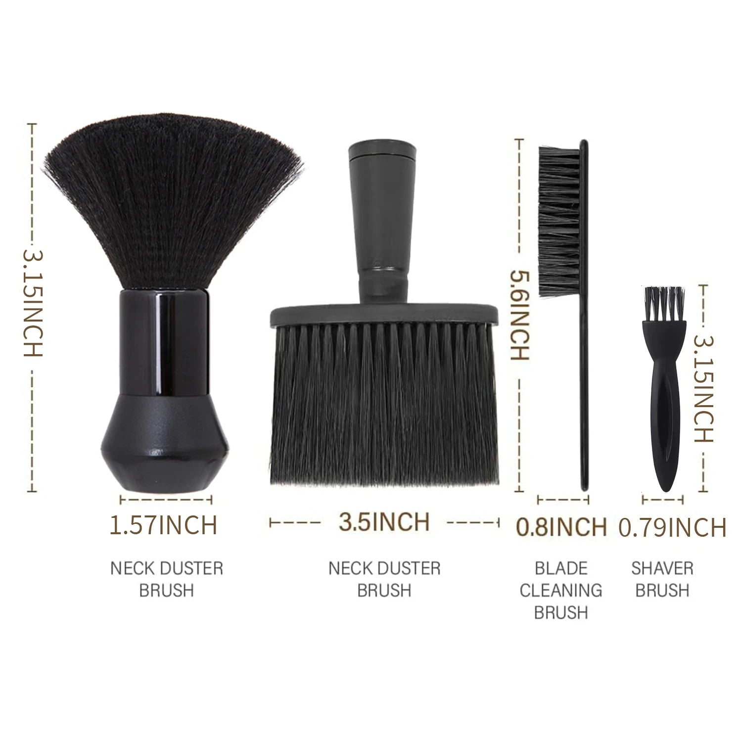 11 Piece Salon Barber Cloak Set with Adjustable Neck Buckle - Smarsty