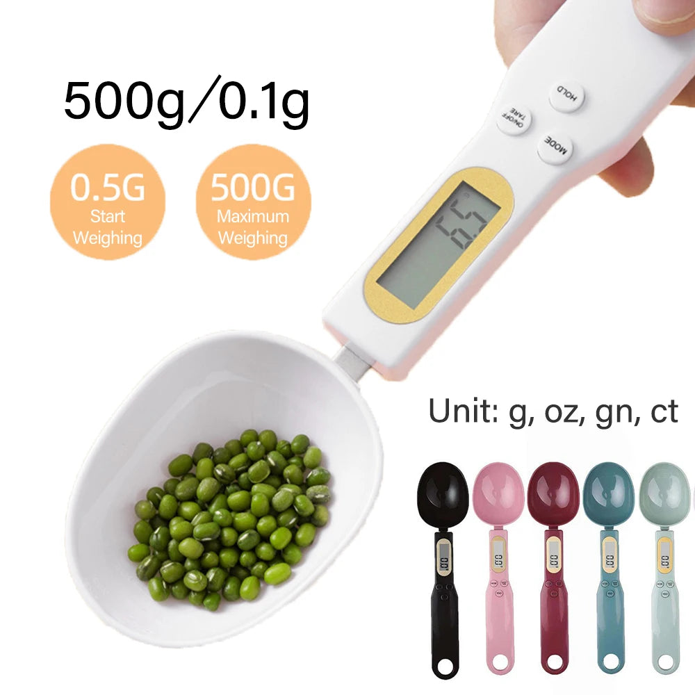Digital Kitchen Scale Measuring Spoon with LED Display - Smarsty