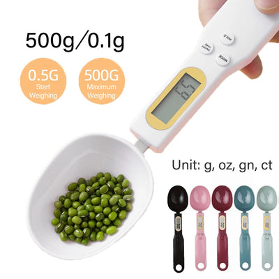Digital Kitchen Scale Measuring Spoon with LED Display - Smarsty