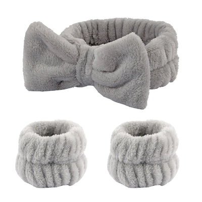 Coral Fleece Wash Face Headband Absorbent Waterproof - Smarsty