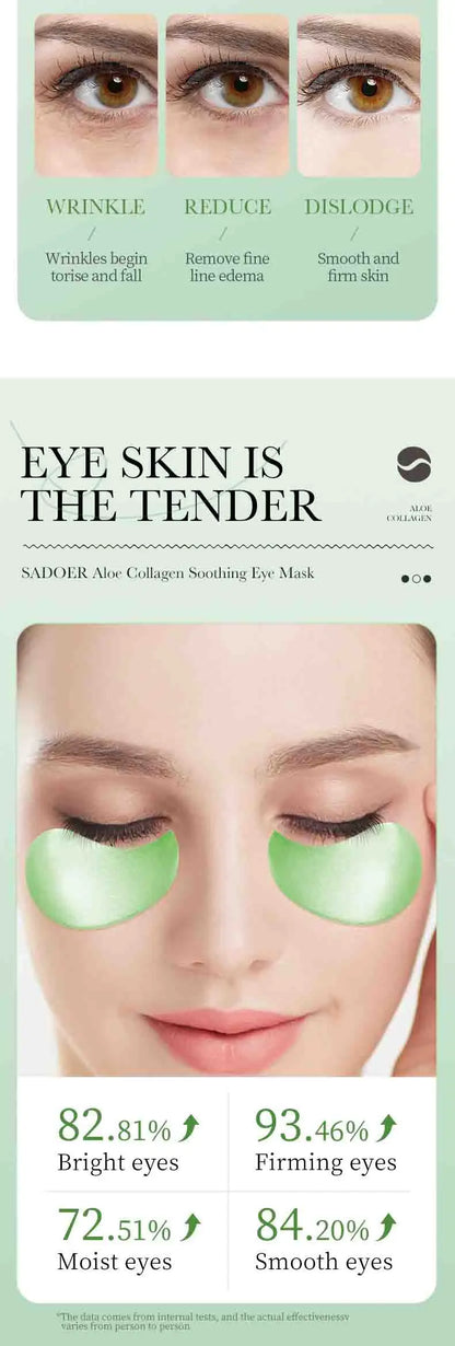 Aloe Vera Collagen Eye Masks for Dark Circles - Smarsty