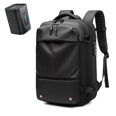 Men Travel Backpack vacuum compression 17 inch Laptop Backpack Business Large Capacity school Backpack Expanded Hiking backpack - Smarsty