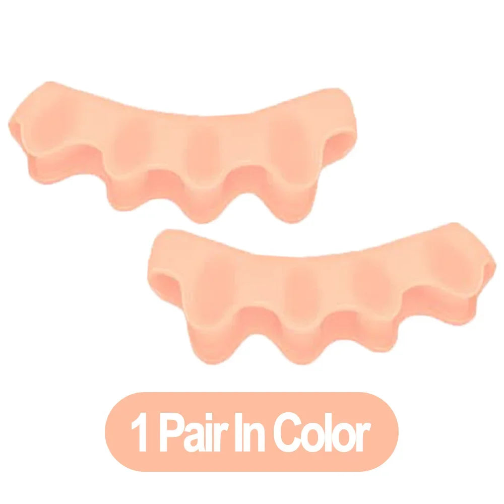 Silicone Toe Separators for Bunion Correction and Foot Comfort - Smarsty