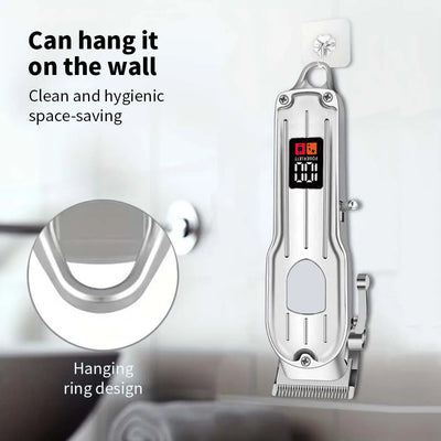 Professional Hair Clipper and Trimmer Set Men Electric Razor Shavers Beard Trimmer Rechargeable Barber Clippers Haircut Kit - Smarsty