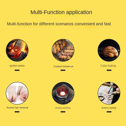 Multifunctional Portable Flame Gun Torch Burner For Camping BBQ Desserts Soldering Cooking Heating Tool Household Igniter
