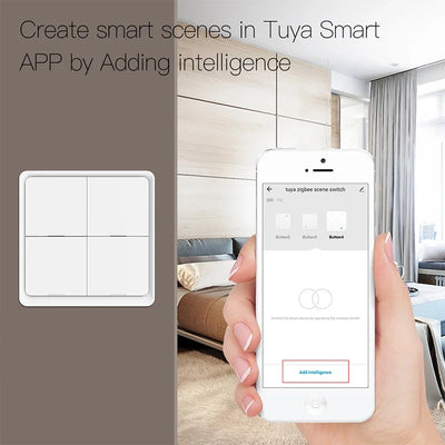 Tuya Smart Wireless Zigbee Wall Light Switch - Smarsty