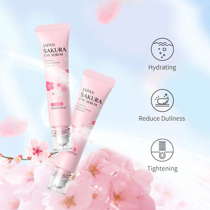 LAIKOU Sakura Eye Serum Roller for Dark Circles - Smarsty