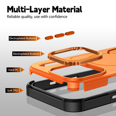 For MagSafe Phone Case For iPhone 17 16 15 14 13 12 11 Pro Max Plus 17e 16e Shockproof Heavy Duty Rugged Magnetic Matte Cover