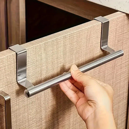 Over Door Stainless Steel Towel Rack for Kitchens - Smarsty
