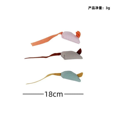 Funny Plush Cat Toy Soft Solid Interactive Mice Mouse Toys For Funny Kitten Pet Cats Playing Scratch Training Game Supplies