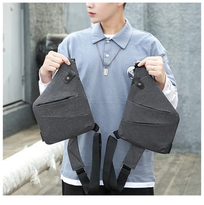 Anti Theft Travel Crossbody Bag With Hidden Wallet Secure - Smarsty