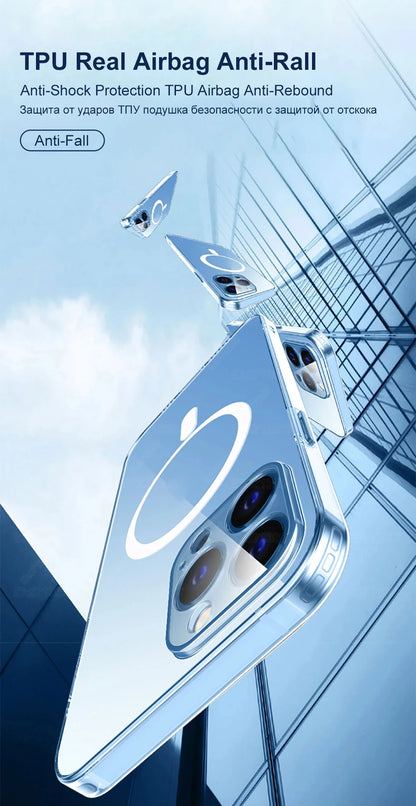 MagSafe Transparent Case For IPhone Wireless Charge - Smarsty