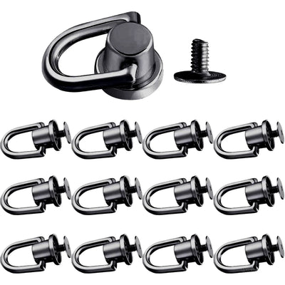 1/10pcs D-shaped Ring Bag Clip Buckles Retro Metal Double Buckle Handbag Chain Handles Connector Bag Strap Hardware Accessories - Smarsty
