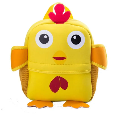 Cartoon Animal Kids Backpack With Durable Nylon Construction - Smarsty