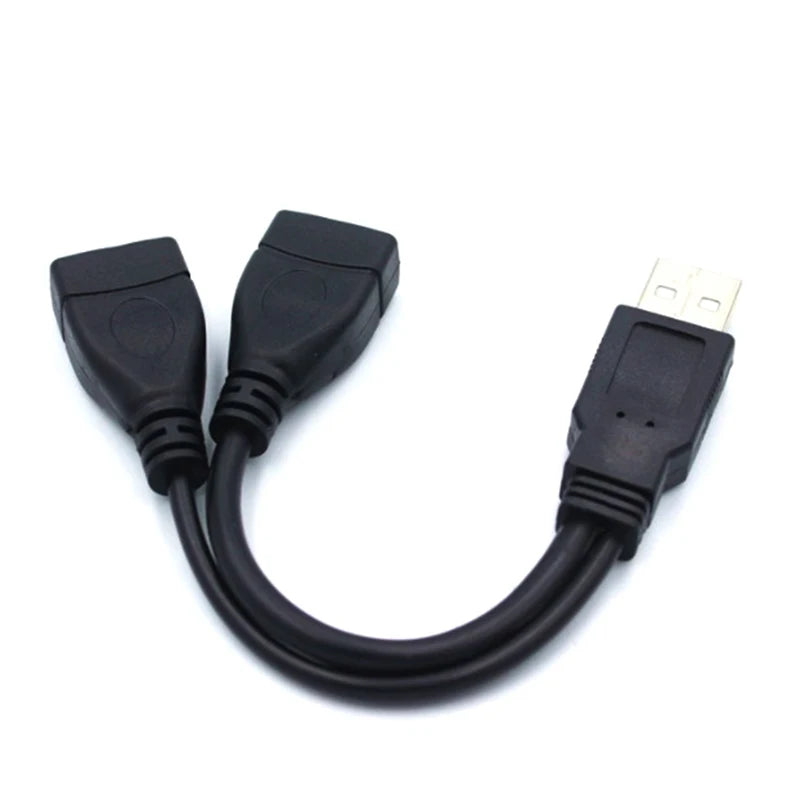 USB 2.0 Splitter Y Cable for Dual Device Charging - Smarsty