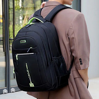 Ladies' backpack, female Korean version, trendy large capacity, high school, middle school, student backpack, travel bag, comput - Smarsty