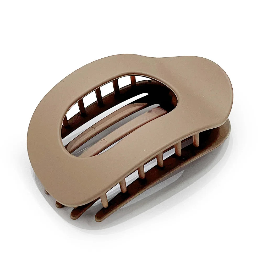 Fashion Leopard Oval Hair Claw Clip for Women - Smarsty