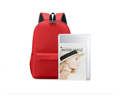 Cartoon Kids Backpack Breathable Canvas School Bag Durable - Smarsty