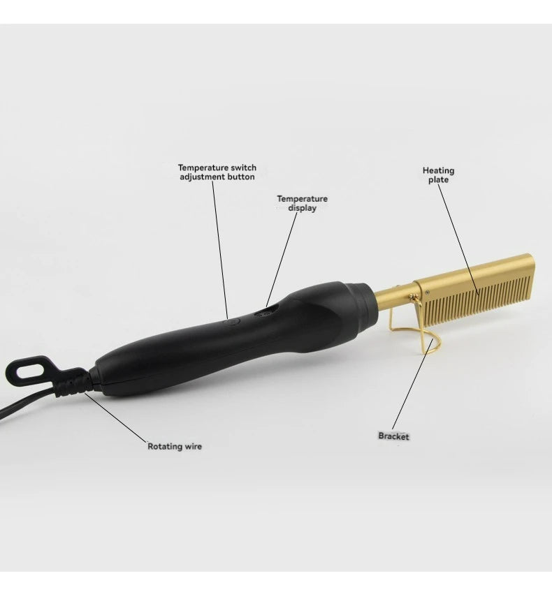 Multi-Functional Electric Hair Straightener and Curler - Smarsty