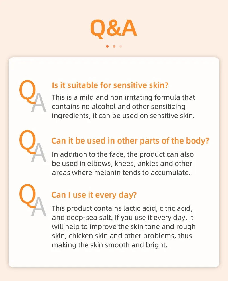 Orange Exfoliating Gel Dead Spot Remover Brighten Peeling 50g Gentle Repair Scrub Whiten Hydrating Moisturizer Korean Skin Care - Smarsty