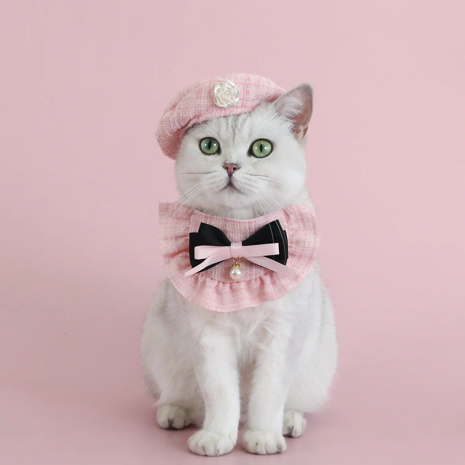 Elegant Pet Princess Outfit Set for Cats and Small Dogs - Smarsty